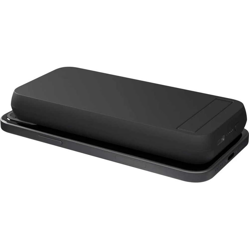 Внешний портативный аккумулятор ZENS Magnetic 10000 mAh wireless powerbank со встроенной подставкой.